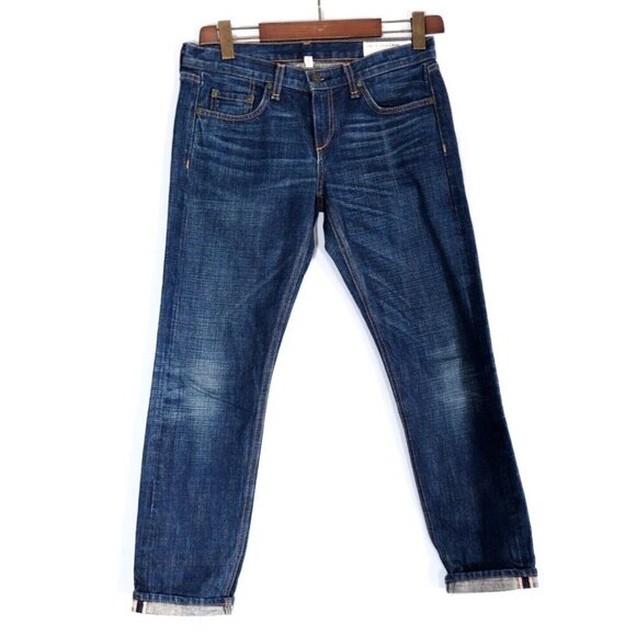 Rag & Bone Women's Size 26 Papillion Blue Boyfriend Jean 100% Cotton Denim Jeans - Picture 1 of 9